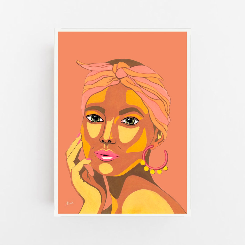 Thumbnail: They call me Lola in Sandstone Fine Art Print | FRAMED