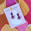 Thumbnail: Harlow Dangle Earrings in Plum Kisses