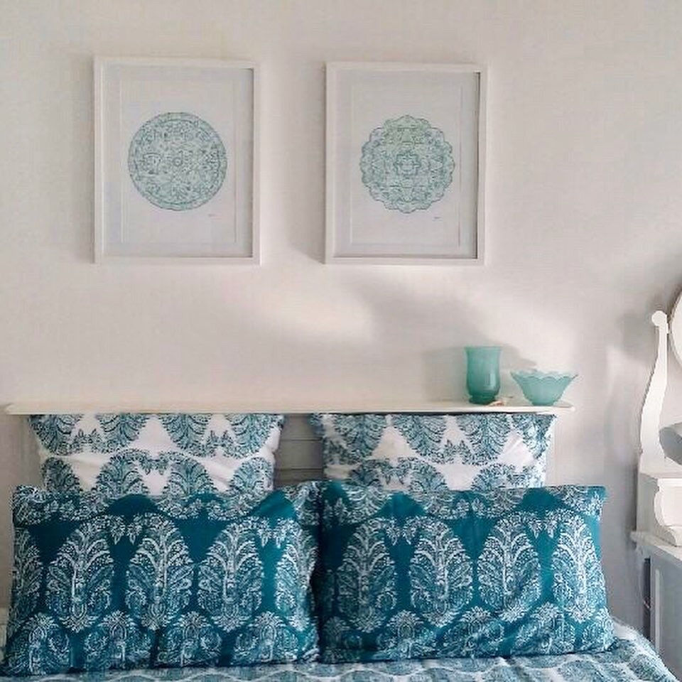 Thumbnail: Sahara Mandala Print in Mint