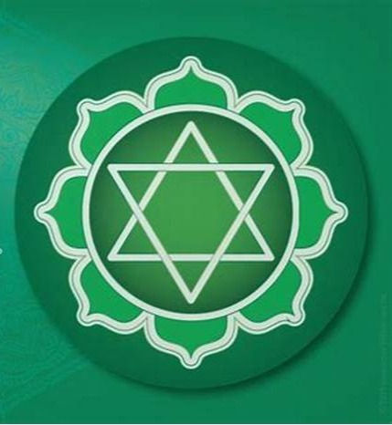 heart chakra symbol and color