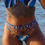 Thumbnail: Blue Moon Crystal Waist Bead Set