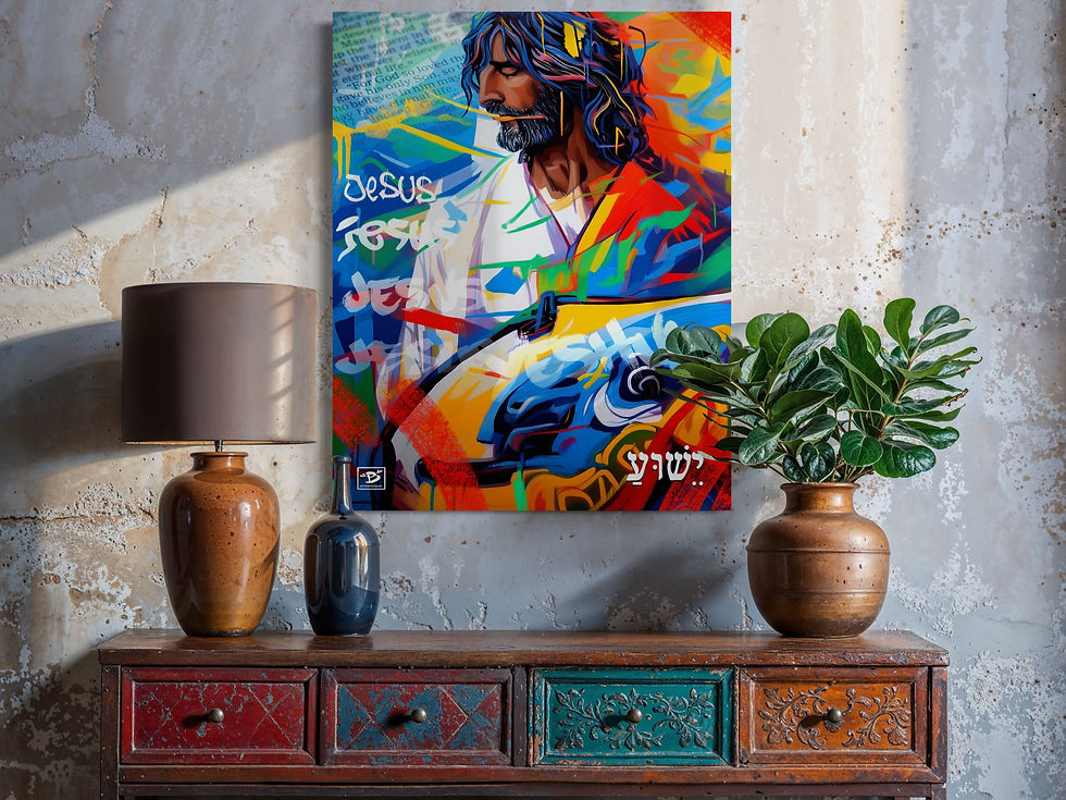 Thumbnail: YESHUA Framed Canvas (11x14, 16x20)