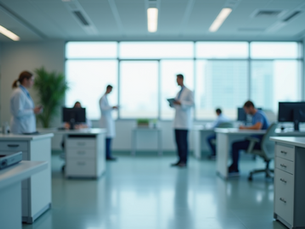 Healthcare provider discussing patient care improvements and innovative healthcare services for better treatment outcomes.