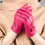 Thumbnail: 2025 Women's Genuine Leather Gloves Red Sheepskin