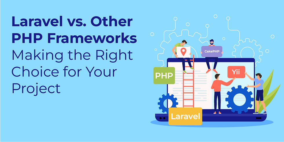 Laravel Vs Other Php Frameworks Making The Right Choice For Your Project Laravel Vs Other Php Frameworks Making The Right Choice For Your Project
