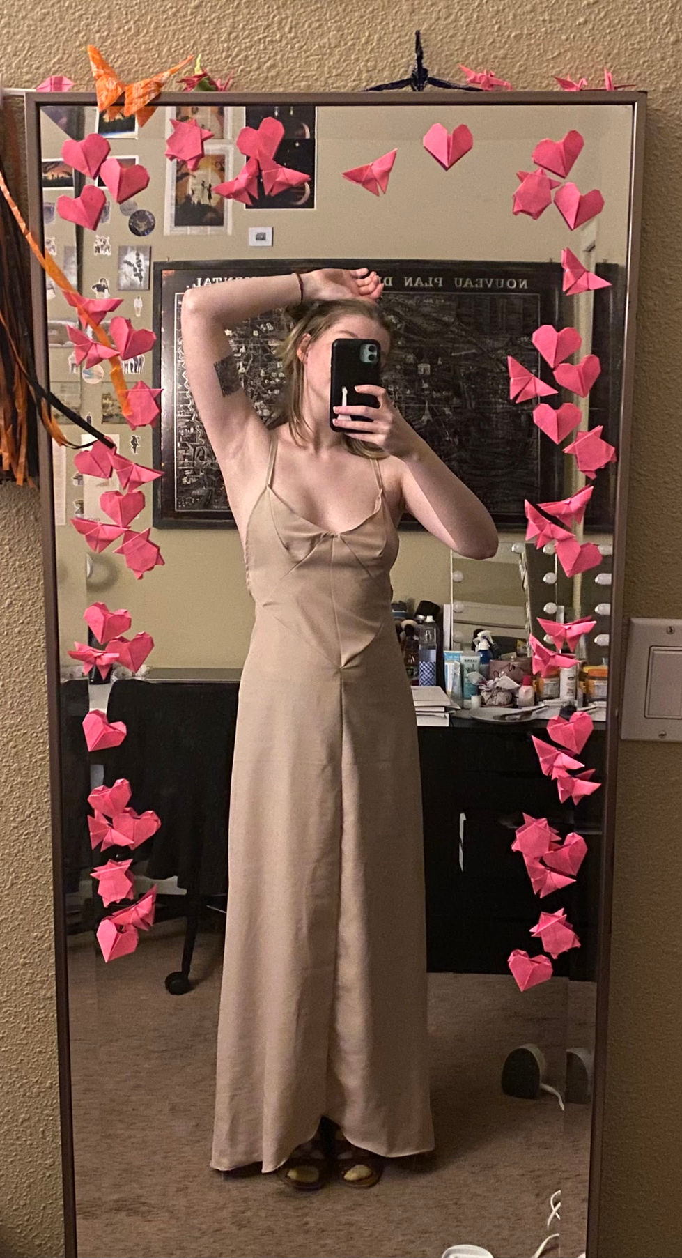 Floor length Diamond Gown Front