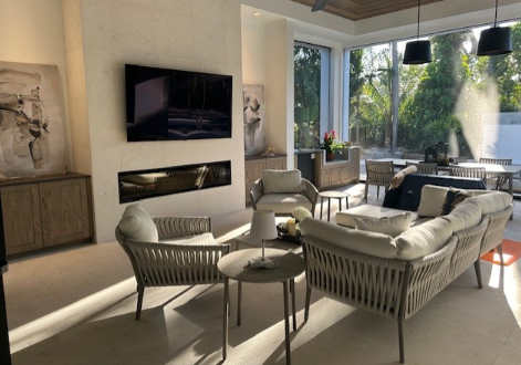 Thumbnail: Brown Jordan H Sofa