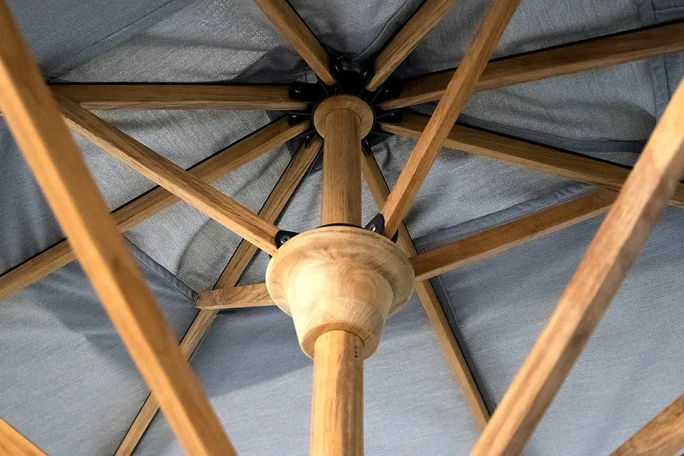 Thumbnail: Outdoor Classics 12x8 Teak Umbrella