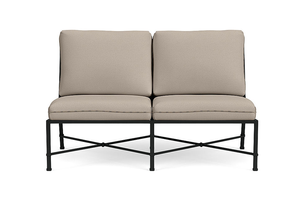 Thumbnail: Brown Jordan Venetian Armless Loveseat - Sectional