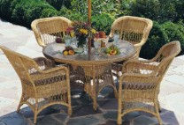 Thumbnail: Coral bay 72" - 96" Dining Table w/ Glass Table