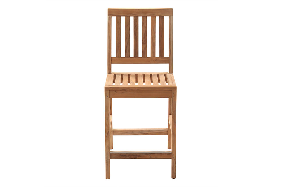 Thumbnail: Corsica Wooden Counter Chair