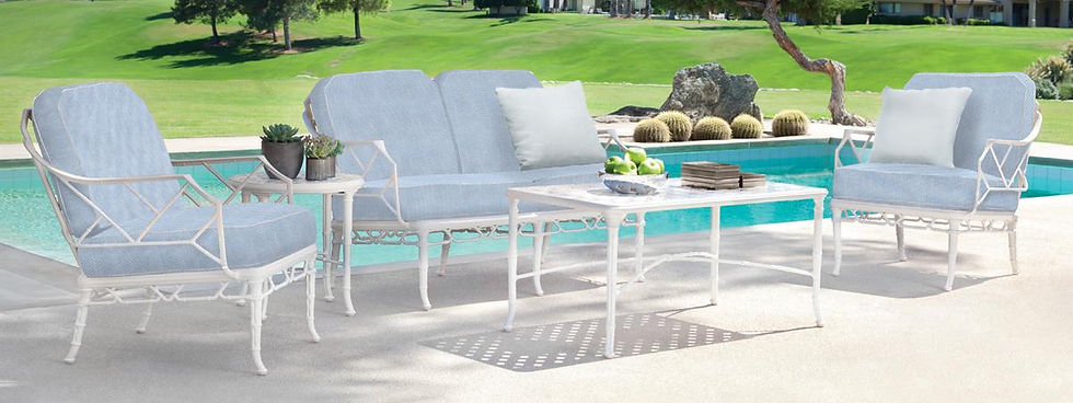 Thumbnail: Calcutta 26" Square Cast Top Corner Table