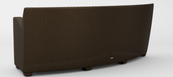 Thumbnail: Fusion Curved Sofa SlimBack