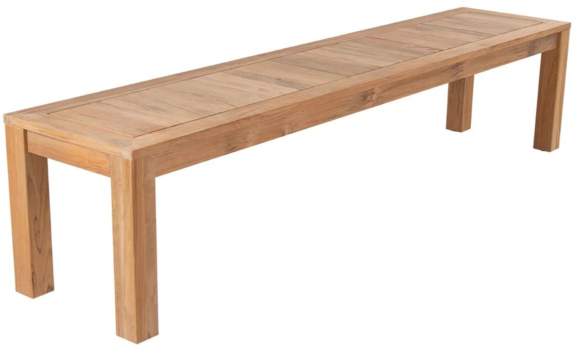 Parson Teak Backless Bench