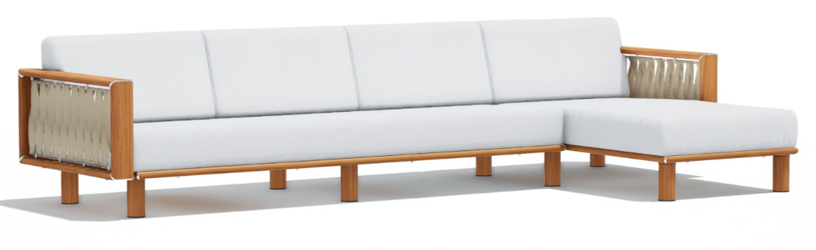Sail Classic 4 Seater w/ Right Chaise Lounge