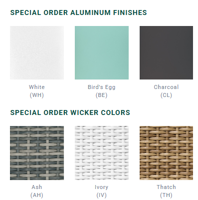 Thumbnail: Catherine Aluminum 47" Rectangular Coffee Table