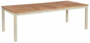 Thumbnail: Aura 90"-59" Extending Rect Dining Table w/Teak Top