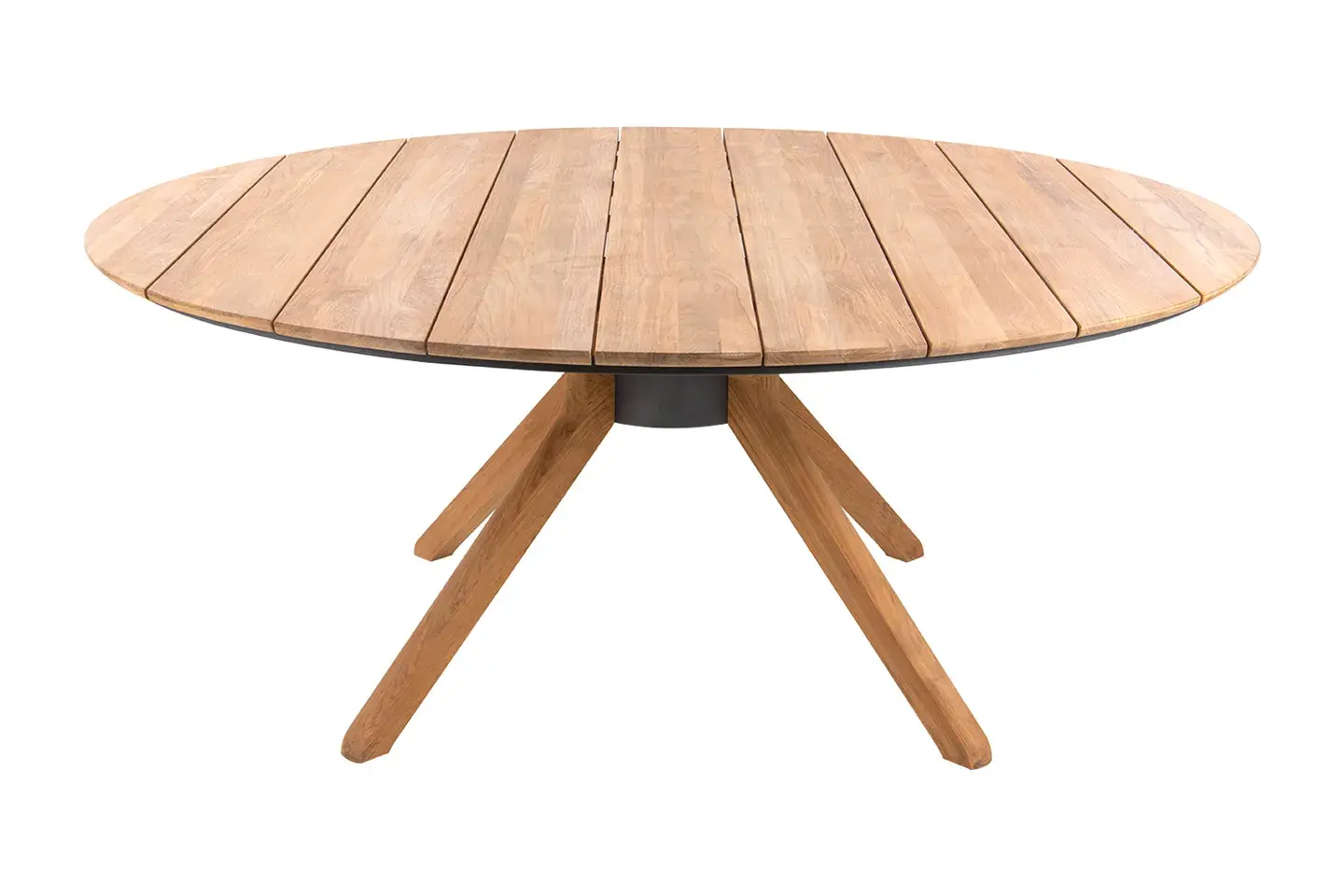 Jupiter 70" Round Slatted Table