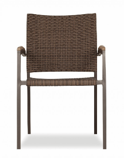 Thumbnail: Kompass Wicker Dining Arm Chair