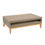 Thumbnail: Kingsley Bate Frances Glass Top Coffee Table 45"x30"