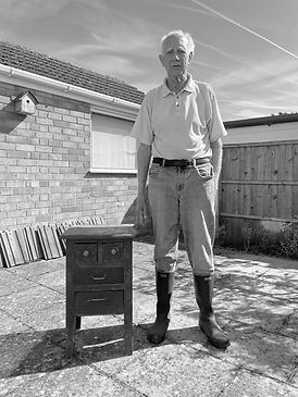 Royce with toolbox 2 - black and white.jpg