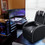Thumbnail: Massage Gaming Recliner Chair PU Leather Home Theater Seating Single Modern Livi