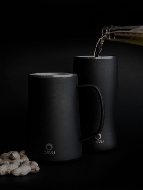 Thumbnail: Bevu Duo Stein Beer Insulated Mug (2 Pack) 28oz