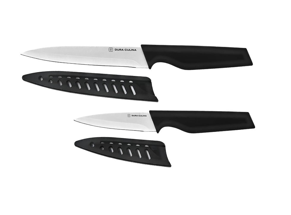 Thumbnail: 2-Piece Utility Knife Set - High Carbon Stainless Steel Blades