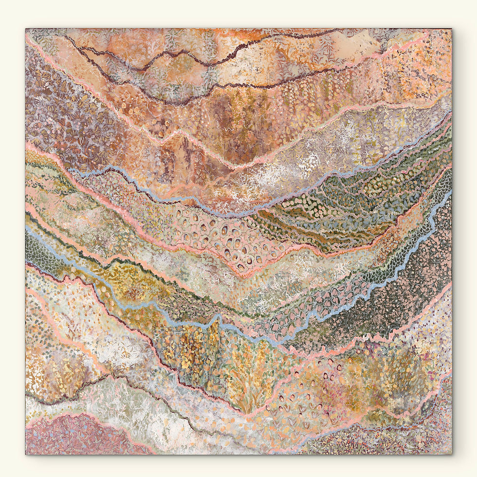 Thumbnail: 'Veiled Botanica: Origin’ Original Abstract Painting