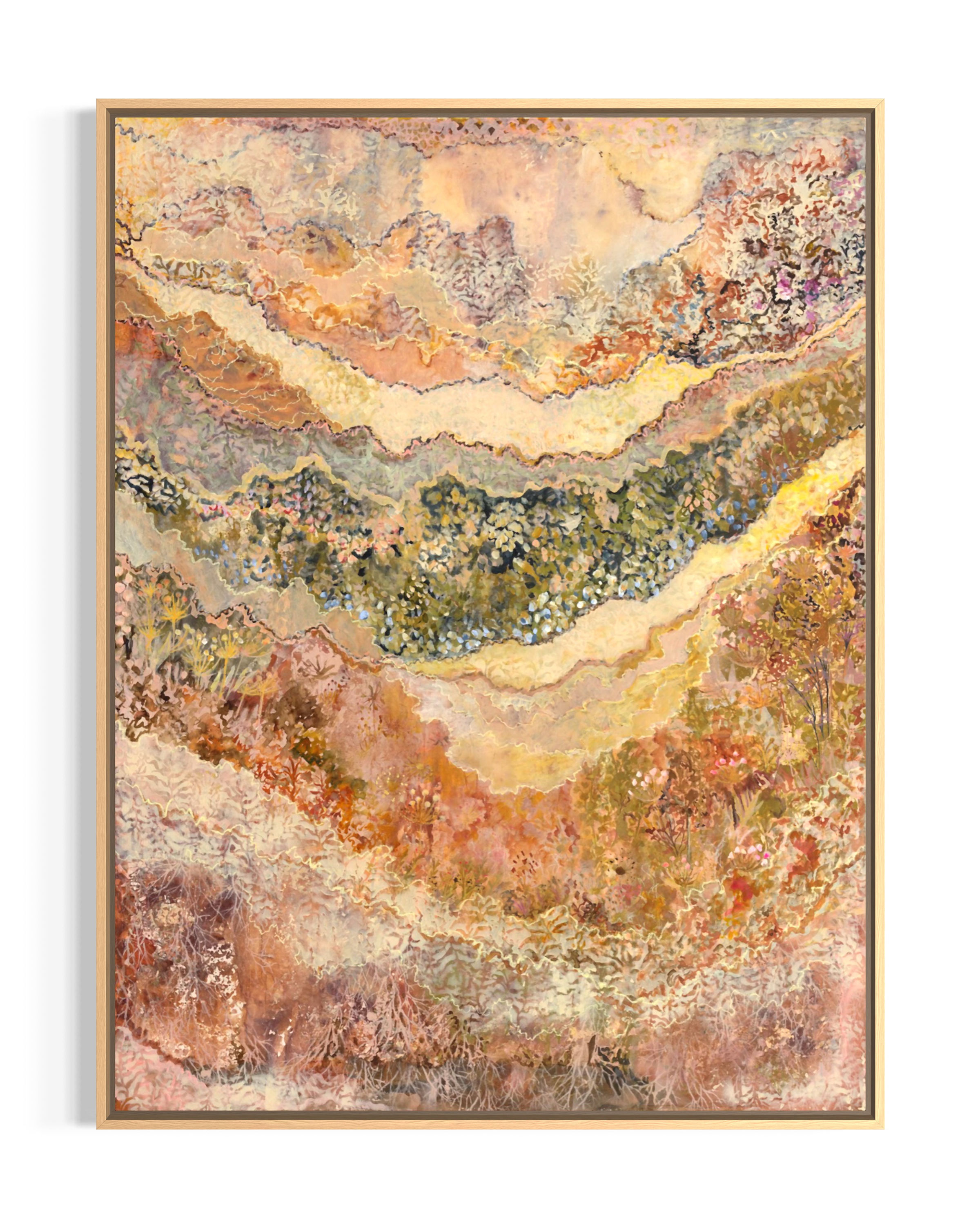 'The Earth Remembers’ Original Abstract Painting