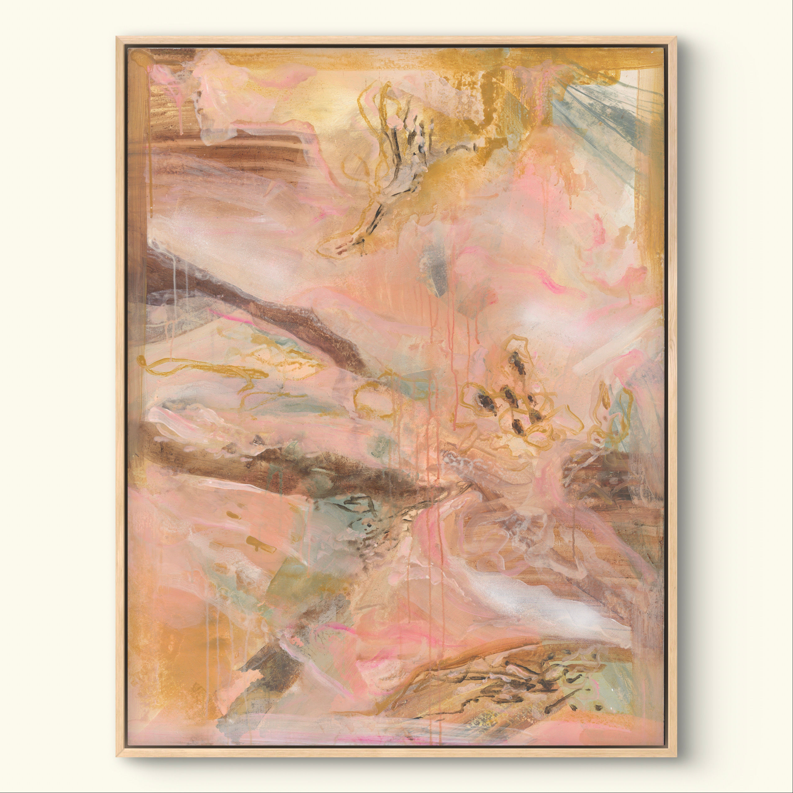'The Place I Return To' Abstract Canvas Print