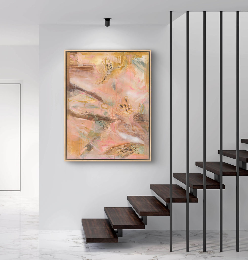 Thumbnail: 'The Place I Return To' Abstract Canvas Print