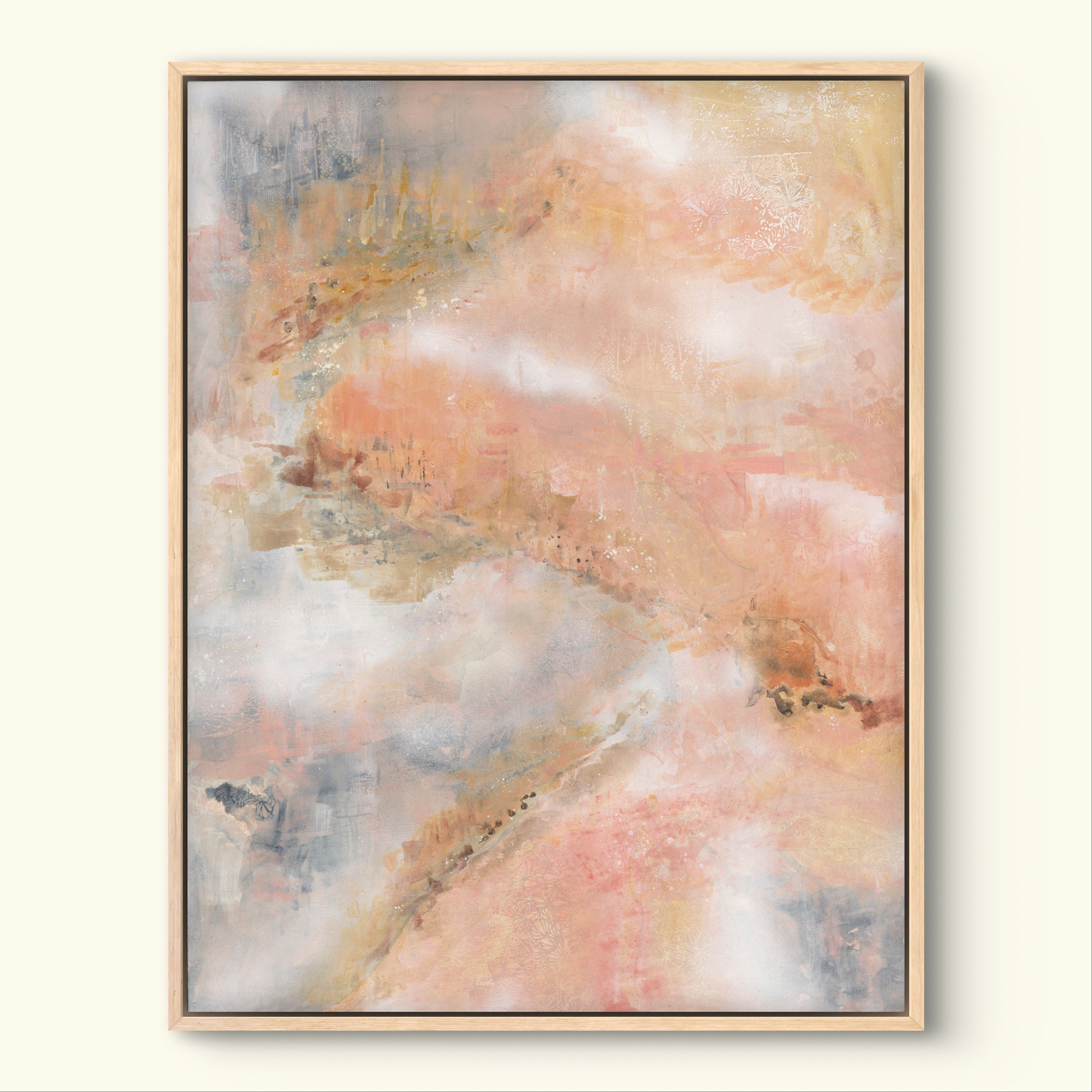 'Celeste' Abstract Canvas Print
