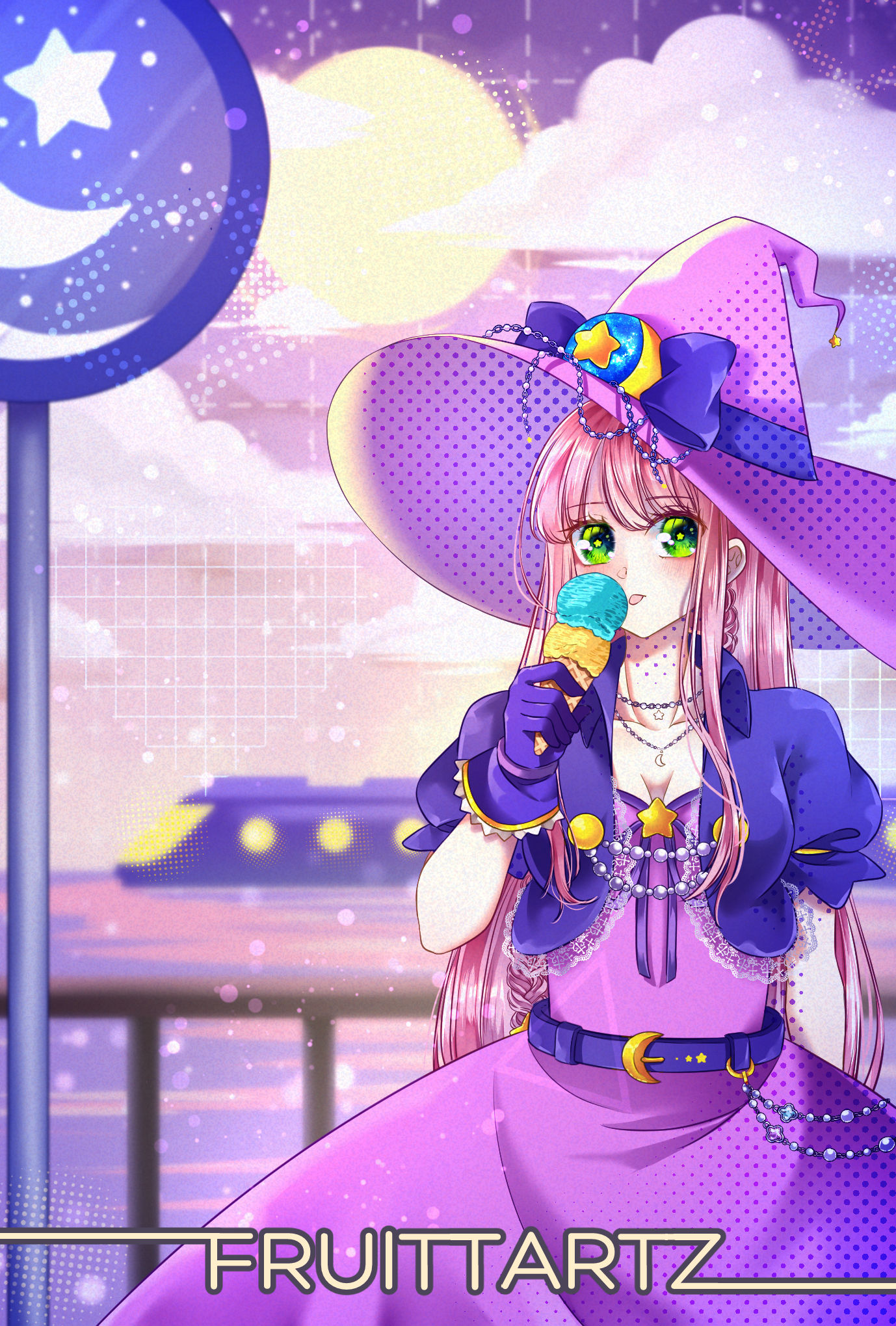 Train Holo Pop Print