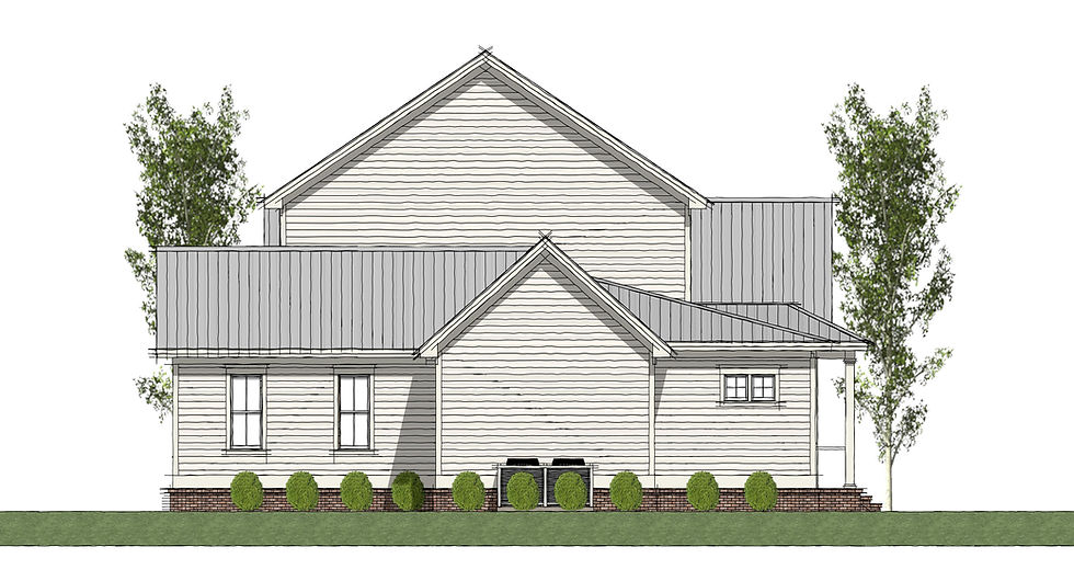 Thumbnail: Lazy Creek plan is a colonial traditional home design with shutters and large front porches and outdoor living. Primary bedroom on main floor with open living and kitchen areas and garage with gym attached. Beautiful home with nice floorplan.