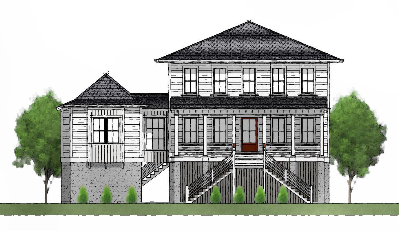 The Haulover home plan elevated custom house plan with coastal charm and southern lines.
