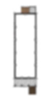 Thumbnail: Horlbeck downtown narrow house plan for historic district design, row home style with Charleston Single style.