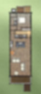 Thumbnail: Horlbeck downtown narrow house plan for historic district design, row home style with Charleston Single style.