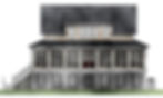 John's Island custom home large front porch and dormer roof design with southern porch columns.