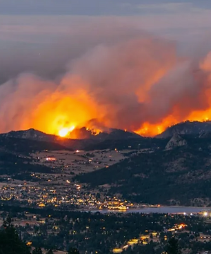 Image of Cameron Peak wildfires