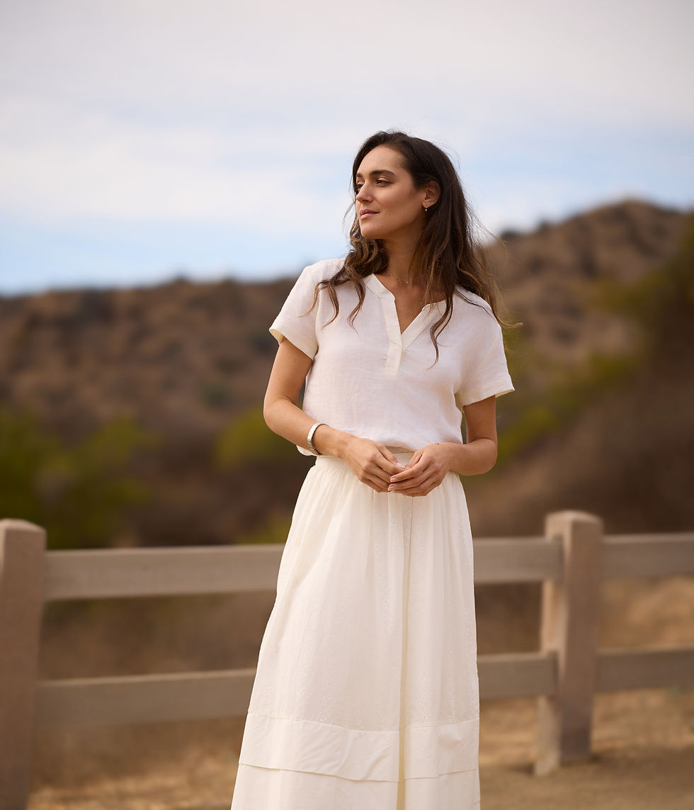 Thumbnail: Whisper Blouse: Butter Cream