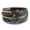 Thumbnail: Charm Triple Color Leather Bracelet