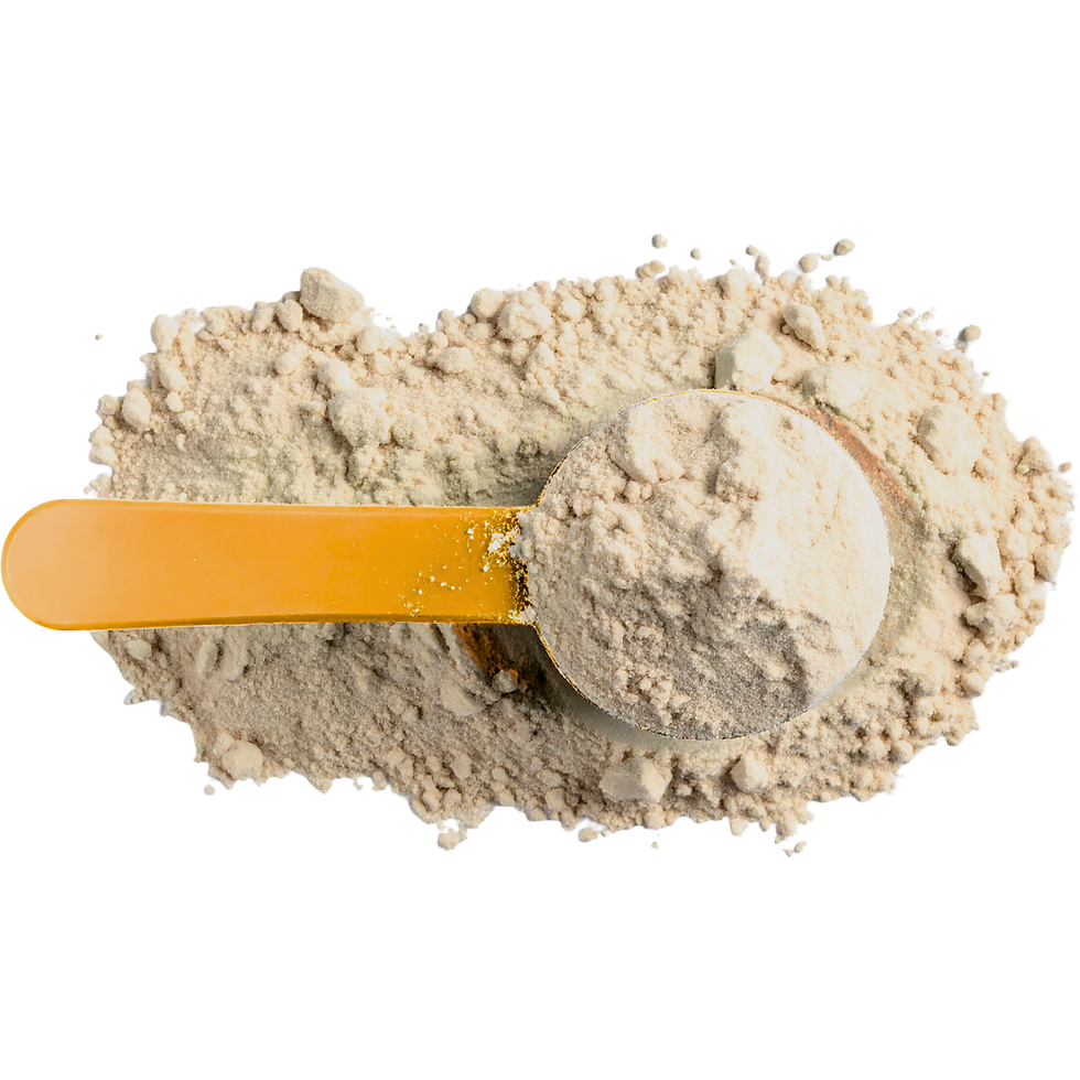 Messlöffel mit Pulver