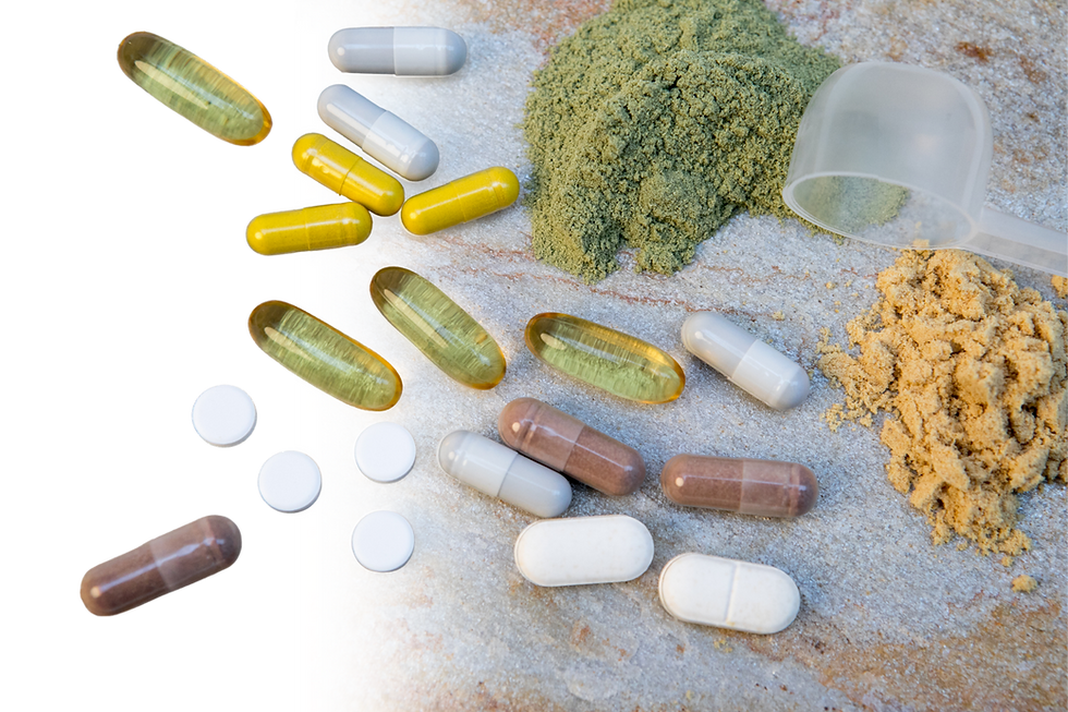 Nahrungsergänzungsmittel: Kapseln, Tabletten, Pulver