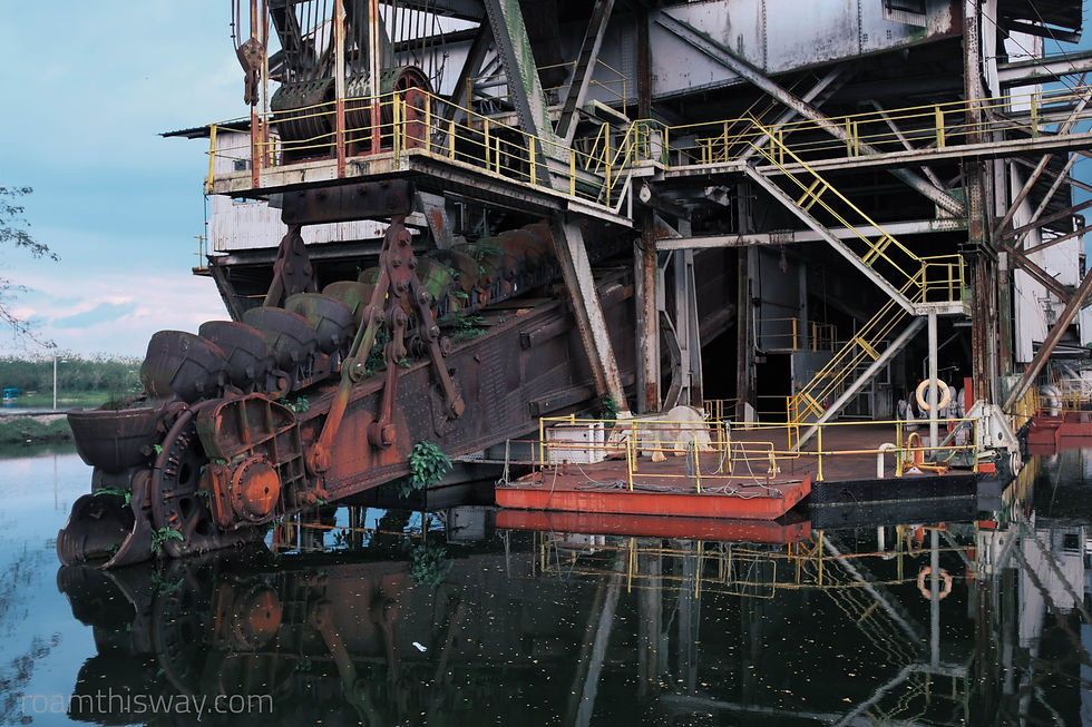 TT5 Tanjung Tualang Dredge bucket line ladder