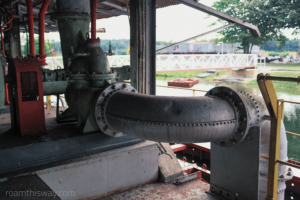 TT5 Tanjung Tualang Dredge pump pipes