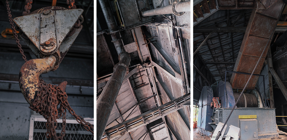 TT5 Tanjung Tualang Dredge interior equipment