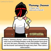 "Memory Drawer" comics for christ