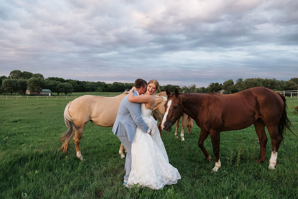 A Timeless, Meaningful Summer Wedding at Seven Willows in Hickman, Nebraska | Paula & Jaden