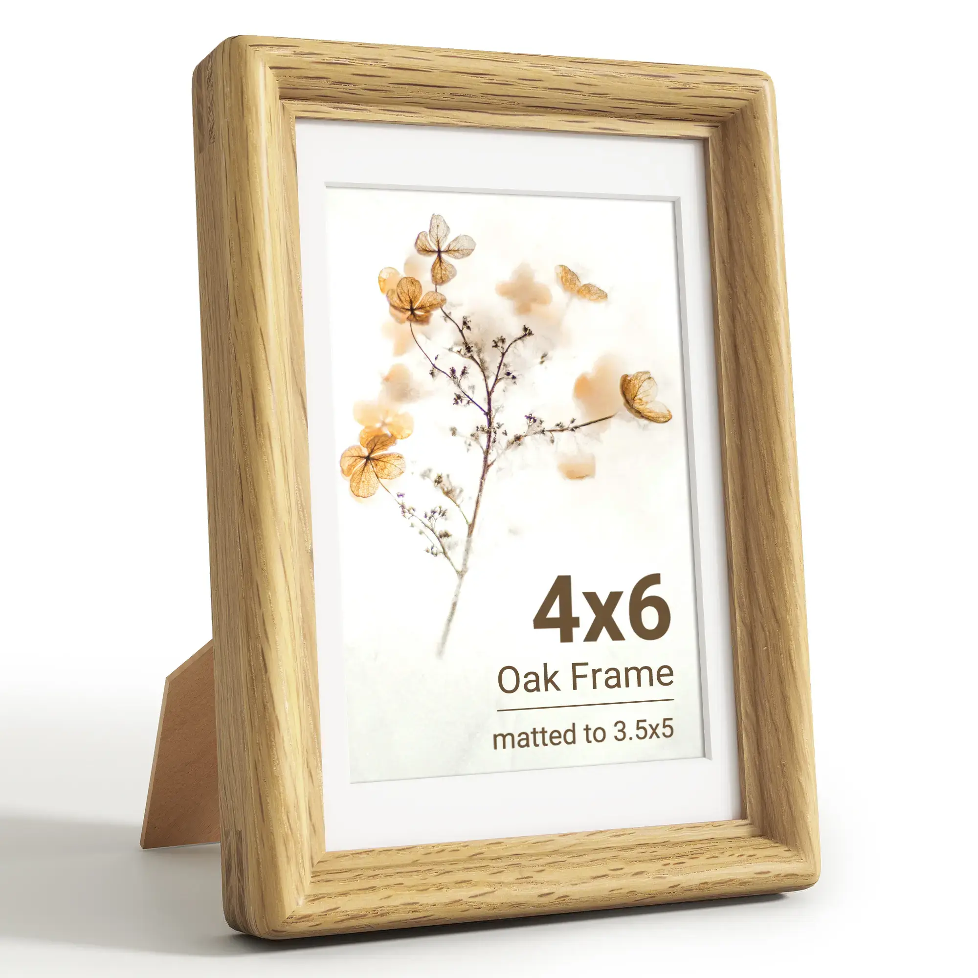 KovaScape Solid Oak Picture Frame Curved Profile